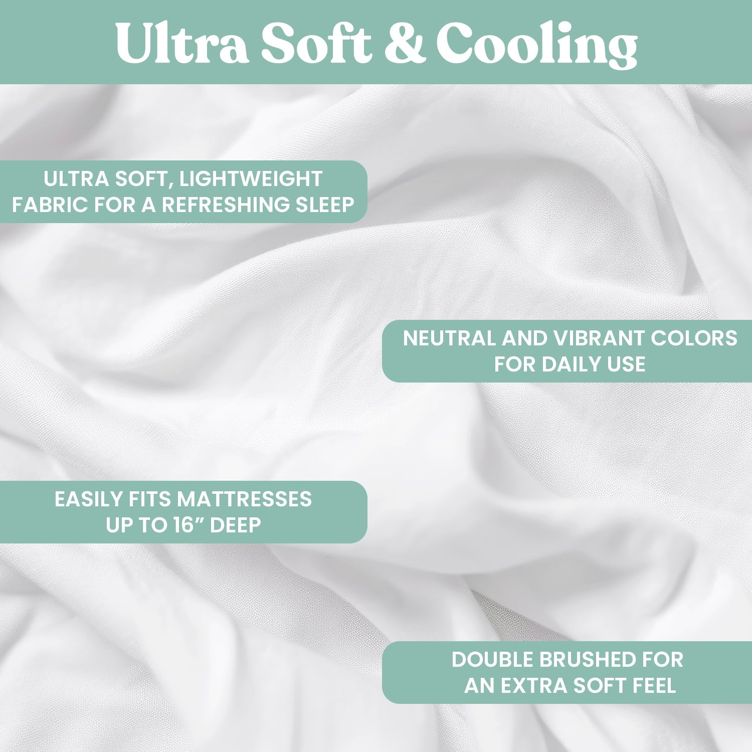6-Piece Microfiber Bed Sheets ? Ultra-Soft, Wrinkle-Free, Deep Pocket Fit