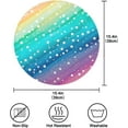 thumbnail image 4 of Rainbow and Stars Round Placemats Washable Placemats Non-Slip Heat-Resistant Table Place Mats for Dining Kitchen Holiday Party Table 15.4"-6PCS Home Decor, 4 of 7