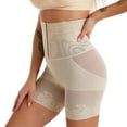 thumbnail image 3 of Defitshape Women's High Compression Corset Waist Trainer Shapewear Shorts Fajas Post Surgery Compression High Waist Summer Shaper Shorts Postpartum Underwear Lower Belly Fat Butt Lifter Nude Medium, 3 of 5