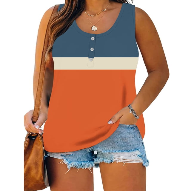 mfyjkho Camisetas Sin Mangas Para Mujer, Blusa Informal Holgada De Encaje Con Cuello Redondo Y Mangas Abullonadas Para Mujer De Talla Grande Tops Elegantes Para Mujer Xl