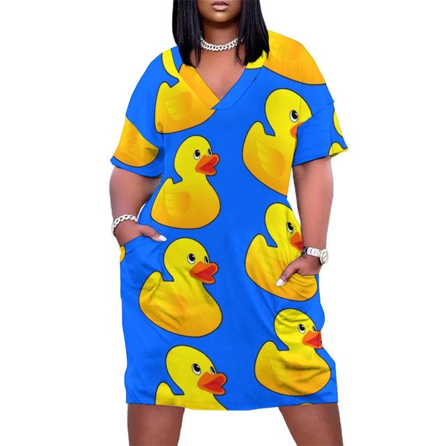 Vestido clásico de goma con bolsillo suelto para mujer vestido largo de verano ropa femenina
