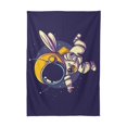 thumbnail image 2 of JSTELAstronaut Bee Cartoon Table Cloth Rectangle 54 x 72 Inch Tablecloth Anti Wrinkle Table Cover for Dining Kitchen Parties, 2 of 6
