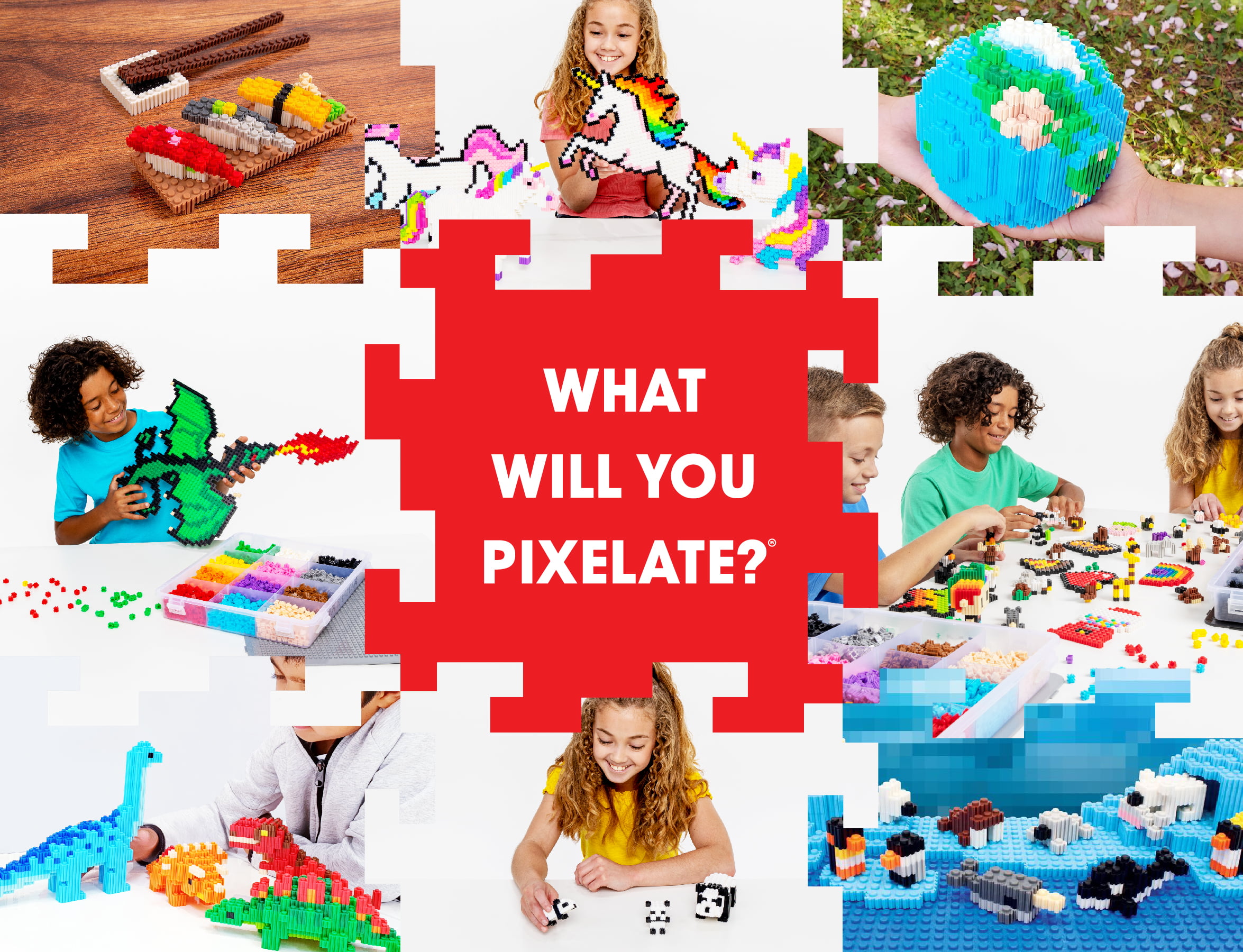  Pix Brix Pixel Art Puzzle Bricks – 6,000 Piece Pixel