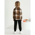 thumbnail image 5 of GYRATEDREAM Boys Long Sleeve Flannel Plaid Shirt Button Down Thick Shirts 6M-4T, 5 of 13