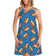 thumbnail image 1 of Disketp Hot Dog 1 para Vestido sin Mangas para Mujeres, Vestidos de Verano para Mujeres, Casual y Holgado para la Playa, 1 of 7
