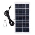 thumbnail image 1 of Amdohai 5W 12V Polycrystalline Solar Panel Portable Solar Power Mini High Efficiency Solar Module with DC Port, 1 of 7