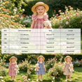 thumbnail image 6 of Mnyotv Flutter Sleeve Floral Dresses for Girls Casual Smocked Clothes Toddler Baby Girl Summer Outfits Size 6-12Months, 6 of 6