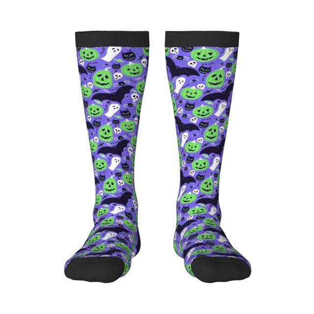 Balery Cute Halloween Calcetines novedosos Calcetines deportivos Calcetines hasta la rodilla Calcetines de algodón Calcetines originales y geniales