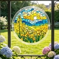thumbnail image 5 of Honmine Acrylic Puzzle Suncatcher Window Hanging, 83 Pieces 7.4 Inch Stained Glass Puzzle, Garden Decoration For Women Men Mom Birthday Gift, Home Decor, 5 of 8