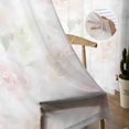 thumbnail image 5 of Pink And Flowers Roses Window Treatment Tulle Modern Sheer Curtains for Kitchen Living Room Bedroom Curtains r, 5 of 7