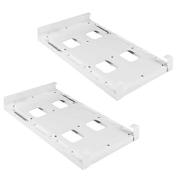 2-pack fridge stacking can dispenser, hanging soda organizer, adjustable can dispenser for refrigerator