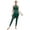 Green, variant on Women Rhinestones Full Body Unitard Gymnastics Leotard Ballet Dance Bodysuit Skating Jumpsuit Purple S