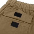 thumbnail image 6 of WERYOUNG Cargo Shorts For Men Solid Color Elastic Waist Casual Summer Athletic Shorts With Pockets For Outdoor Sports Trendy Bottom XL, 6 of 6