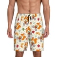 thumbnail image 1 of Fotbe Forest Squirrel Pantalones Cortos de Pijama para Hombre, Ropa de Dormir, Pantalones de Pijama Cortos para Hombre-3X-Large, 1 of 6