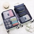 thumbnail image 3 of 6/8PCS Packing Cubes for Travel Luggage Organiser Bag Compression Pouches Clothes Suitcase, Packing Organizers Storage Bags for Travel Accessories, Black, 3 of 10