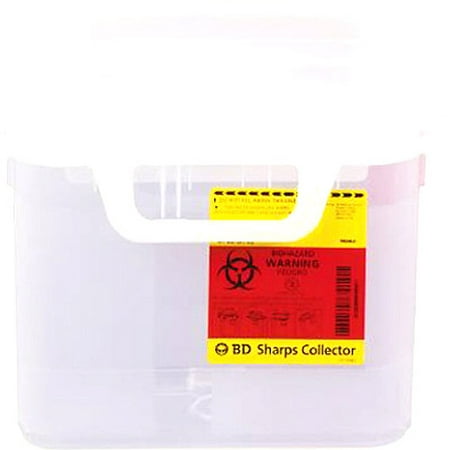 Sharps Container Next Generation 5.4 Quart Clear 1/CS
