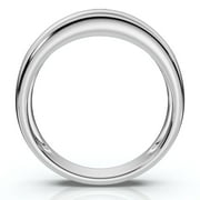 Pompeii Mens 3/4ct Diamond White Gold Wedding Ring Band New (G/H,I1)