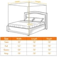 thumbnail image 7 of Queen Size Premium Stainless Steel Bed Post Poles Thicken Bed Canopy Frame,Fit for Four-Corner Bed and Mosquito Curtains, 7 of 7