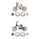thumbnail image 1 of Finger Bike BMX Juguete Decoración De Escritorio Finger Toaranja + Negro Sunnimix Mini Alloy Finger Bike Toy, 1 of 8