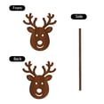 thumbnail image 5 of LED Christmas Wall Decor Light, 7Pcs Reindeer Shape Wooden LED Wall Decoration For Festive Display, 5 of 5