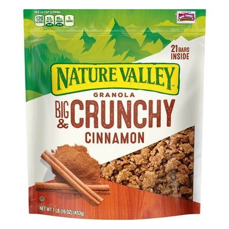 Nature Valley Granola Crunch Cinnamon Crunchy Granola Bag ...