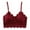 Wine Red, variant on Women's Lace Bralette Soft Wirefree Bra