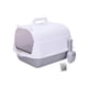 thumbnail image 5 of Caja de arena para gatos con capucha, inodoro completamente cerrado para todo tipo de arena para gatos, anti Gris, 5 of 9