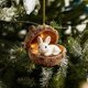 thumbnail image 3 of Adorno navideño de animales del bosque | Colgante de decoración navideña de 10 cm | Adorno de criaturas del bosque para decorar el árbol | Regalo festivo para la decoración navideña del hogar, 3 of 6