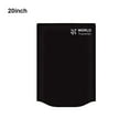 thumbnail image 3 of serony Non-woven Travel Luggage Cover Dustproof Stylish Sticker Type Detachable Simple Style Suitcase Bag Protector Guard Black 20inch, 3 of 5
