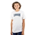 thumbnail image 3 of Athletic Varsity London England Plus Size Crewneck Graphic Tee Shirt Brisco Brands 4X, 3 of 6