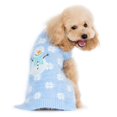 thumbnail image 1 of PuppyPAWer Snowman Dog Sweater by Dogo - Blue - XX-Large, 1 of 1