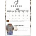 thumbnail image 6 of SHEWIN Womens Tops Plus Size T-Shirts Short Sleeve V Neck Lace Loose Fit Oversized Spring Summer Blouse Green, 6 of 6