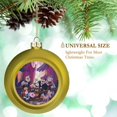 thumbnail image 3 of Gravity Falls Christmas Balls Ornaments Decoration Xmas Tree Hanging Ornament Pendant for Home Indoor Holiday Party Decor 2PCS, 3 of 8
