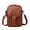 B-Brown, variant on Crossbody Bags for Women Retro Soft Leather Shoulder Bag Fashion Handbag Multi Pocket Purse Casual Tote Satchel Bag with Adjustable Strap for Travel Shopping Beach Vacation Daily Use