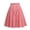 Red, variant on Midi Skirt for Plus Size Women Summer Casual Leisure Knee Length Elastic Waist Striped A-Line Flowy Stretchy Skirt
