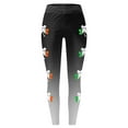 thumbnail image 5 of Mepaouo St. Patrick's Day Tights Women Shamrock Leggings High Waist Yoga Pants Trousers Sizes S-2X, 5 of 5
