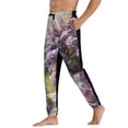 thumbnail image 3 of Kdxio Lilacs Teapot Scenic Painting Pattern Joggers,Sweatpants for Men with Pockets-Large, 3 of 5