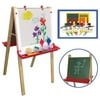 ECR4KIDS Adjustable 2 Sided Floor Easel with Paint Set