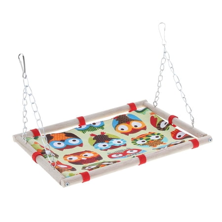 Bird Cage Hammock Bird Perches Swing Toys Great Gifts for Birds Parrots