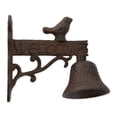 thumbnail image 2 of Accent Plus 4506698 Welcome Sign with Bird Cast Iron Door Bell, Brown, 2 of 4