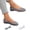 Black, variant on YOUYEDIAN Jelly Sandals for Women Ballet Dress Mesh Slip on Flat Shoes Summer Wide Closed Toe Mary Jane Mules Trendy Beach Sandals (White)