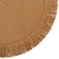 thumbnail image 2 of Design Imports CAMZ12882 Tapis de Table Rond en Polyester Tissé de 15 Po&44; Frange Naturelle - Lot de 6, 2 of 2