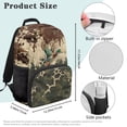 thumbnail image 7 of KUIFORTI Duck Brown Camo Boys Backpack Kids School Bag Large Capacity Bookbag with Side Pockets Adjustable Straps Lightweight Back to School Supplies, 7 of 7