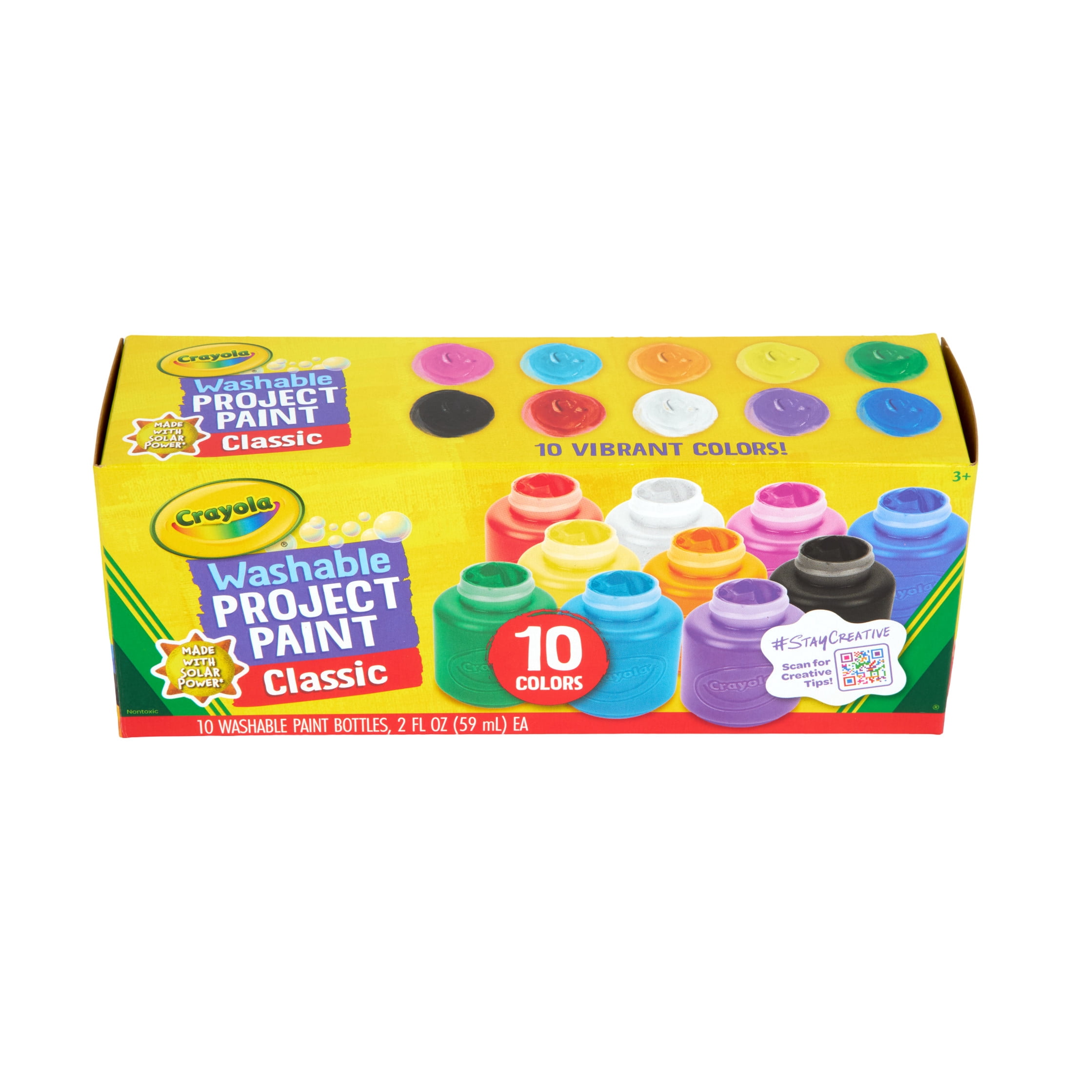 (3 pack) Crayola 2 oz Flat Tempera 1Count 1Pack