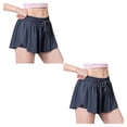 thumbnail image 2 of Jumpingount Pantalones cortos deportivos de cintura alta para mujer, pantalones cortos de entrenamiento, Jogging, vacaciones en la playa, Type2 NO2, 2 of 6