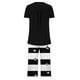 thumbnail image 4 of Sexy Pijama Conjunto para las Mujeres, Cuello Redondo Blusa de Manga Corta Y Pantalones, Traje de Moda Casual, 4 of 9