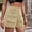 Khaki, variant on Tbopshirt Shorts for Women Three-dimensional Pocket Elastic Waist Denim Overalls Summer Shorts