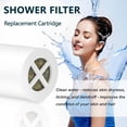 thumbnail image 3 of 3-pack multi-level filter replacements, suitable for -01 shower head filter, for skin care, removing chlorine, bathing and showering., 3 of 4