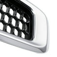 thumbnail image 2 of Kit 7pcs For 2014-2018 Jeep Cherokee 4-Door Black Mesh Grille Grill Cover Chrome Moulding Trim Insert, 2 of 8