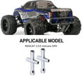 thumbnail image 4 of ZheElen Clé Croisée pour SLASH 2WD Acier Parcours Court Pratique 2 Pcs Accessoires Voiture RC Pièces de Rechange RC Pièce de Mise à Niveau, 4 of 6